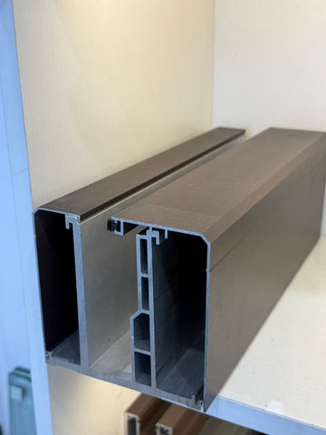 110x120 Aluminum Glass Handrail System | JIMEI Glass Railing Profile