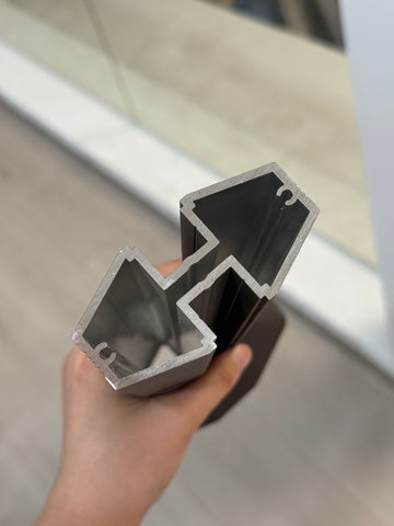 80x40mm post, 3.0mm thickness，lozenge post