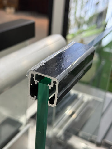 30×30 Flat-Top Aluminum Guardrail Handrail Tube | Heavy-Duty 2.0mm Wall