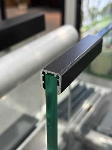 20×20 Flat-Top Aluminum Guardrail Handrail Tube | Heavy-Duty 2.0mm Wall