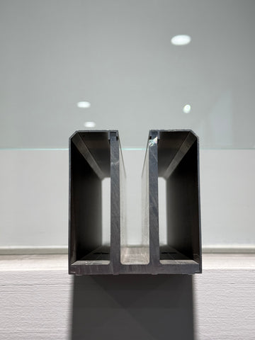 90 Base Channel Aluminum Groove Glass Handrail System